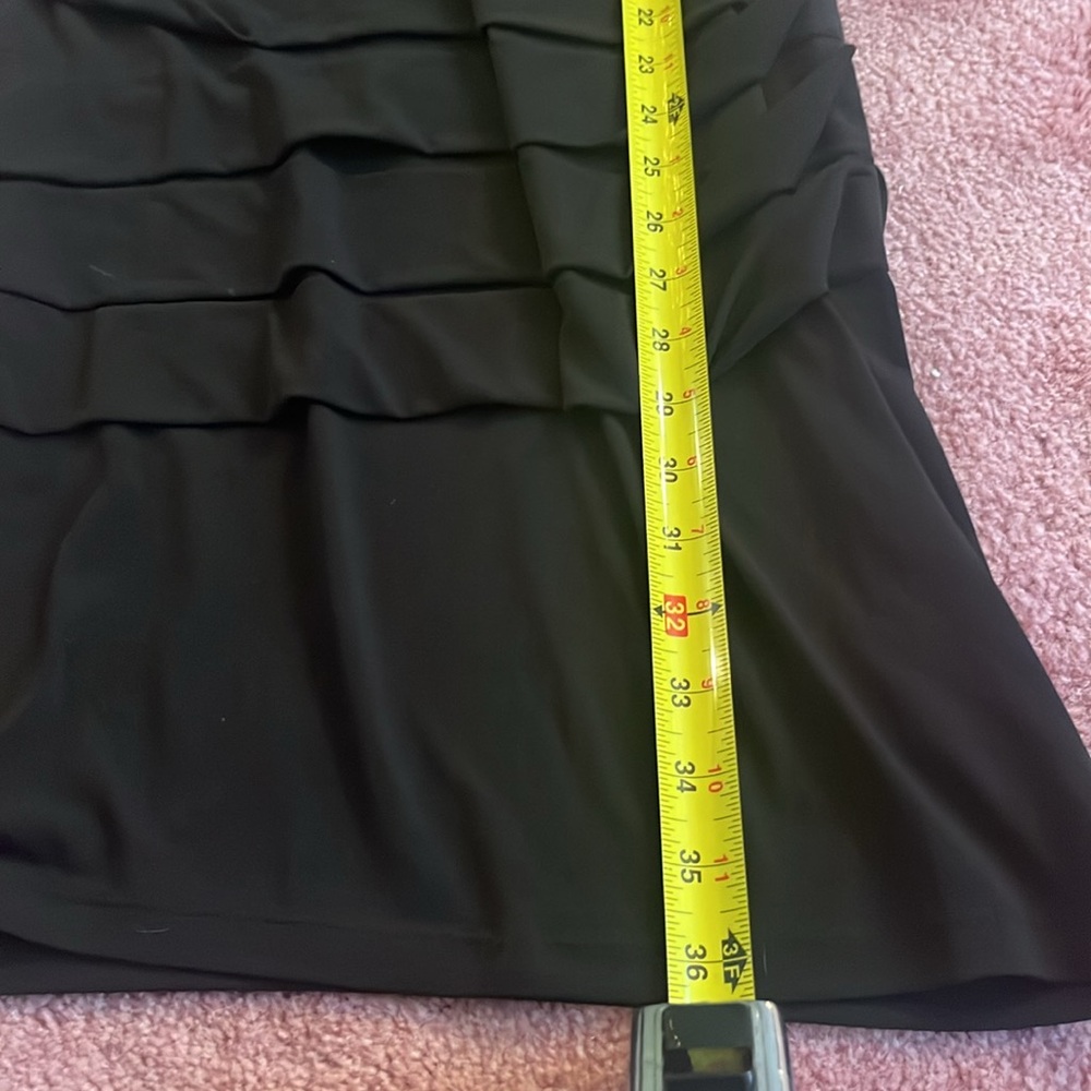 VALERIE BERTINELLI Black and Blue Formal Dress Size 8 - Picture 12 of 12